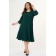 Dress clos  midi Crep Cypressgreen