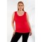 Blouse  viscose sleeveless Red