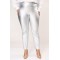 Pants tight fit  elastic Silver