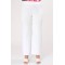 Wide leg Pants in elastic Viscose White